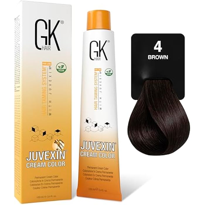 GK Hair Color - 4 Brown - Image 1